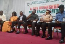 Some of the panelists at the NAOSNP workshop on Wednesday.